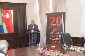 Nərimanov Rayon İcra Hakimiyyətində 20 Yanvar faciəsinin iyirmi yeddinci ildönümü qeyd edilib - Foto  