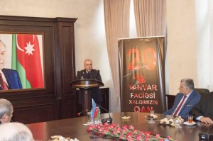 Nərimanov Rayon İcra Hakimiyyətində 20 Yanvar faciəsinin iyirmi yeddinci ildönümü qeyd edilib - Foto  