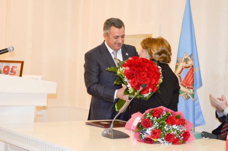 Böyük Vətən Müharibəsi veteranı Fatma Səttarovanın 95 illik yubileyi qeyd olunub - FOTO 