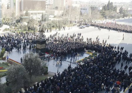  Xocalı soyqırımının 25-ci ildönümü münasibətilə Bakıda Prezidentin iştirakı ilə "Xocalı yürüşü" keçirilib - FOTO