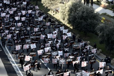  Xocalı soyqırımının 25-ci ildönümü münasibətilə Bakıda Prezidentin iştirakı ilə "Xocalı yürüşü" keçirilib - FOTO