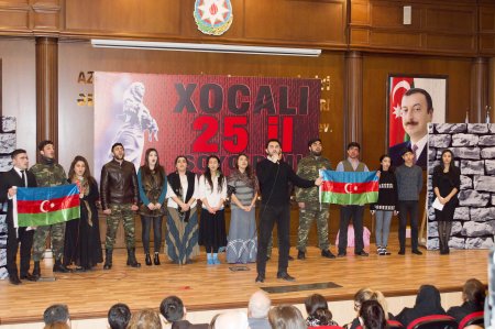 Nərimanov rayon İcra Hakimiyyətində  Xocalı soyqırımının 25-ci ildönümünə həsr olunmuş anım tədbiri keçirilib