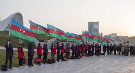 Nərimanov rayon məktəbliləri cənub bölgəsinə yola salınıblar -“Ölkəmizi tanıyaq” (FOTOLAR)