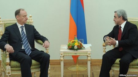 Patruşev Sərkisyanla görüşdü, məsləhətlər verdi