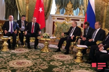 Moskvada Putin və Ərdoğan arasında görüş keçirilir