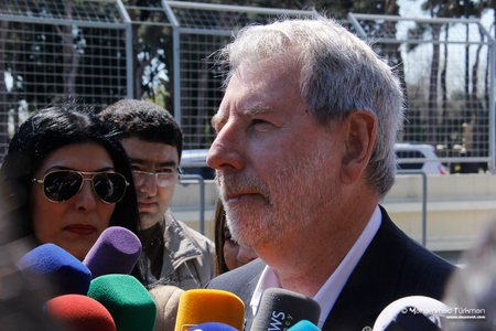 Bakıda Novruz tonqalı 