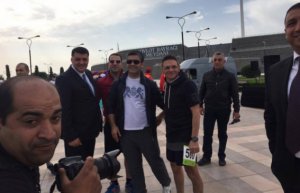 Respublika uğrunda: DTX əməkdaşları və jurnalistlər birgə yürüşdə 