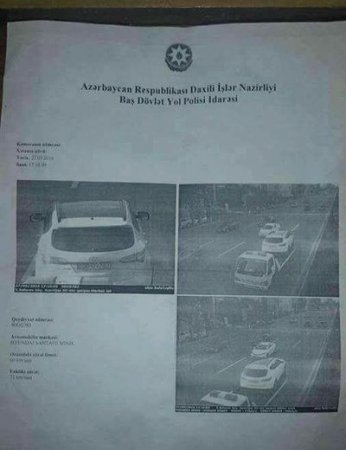 Bakıda maşın evakuatorda ola-ola radara düşdü - Foto