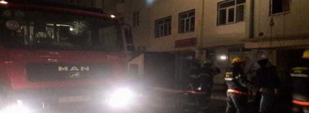 Bakıda binada yanğın: Yaralananlar var