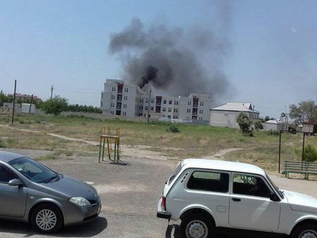 Yevlax Rayon Mərkəzi Xəstəxanası YANIR - FOTO 