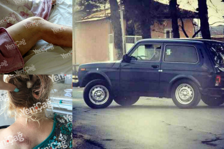 Bakıda “Niva” ilə qadını sürüyüb bu hala saldılar -FOTOLAR