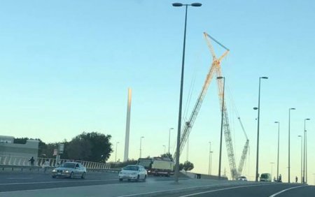 Bayraq dirəyi niyə söküldü? - RƏSMİ AÇIQLAMA..