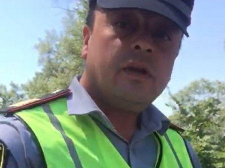 Yol polisi ilə sürücü arasında insident: 
