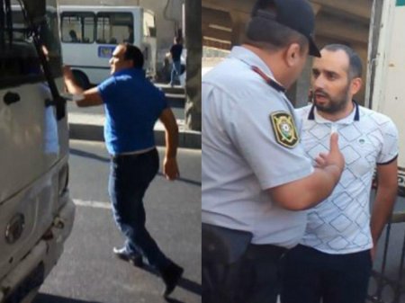 Bakıda sərnişinlərlə avtobus sürücüsü arasında dava: məsələyə polis qarışdı