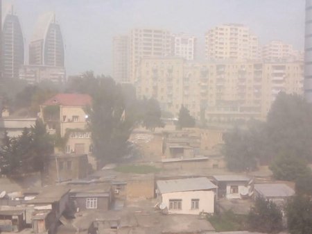 Bakıda toz dumanının səbəbi bilindi - Təhlükəli toz bir az da artacaq....