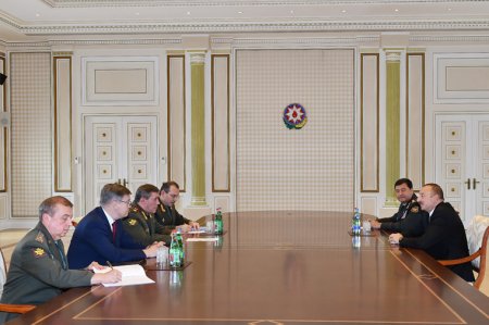 İlham Əliyev Rusiya Silahlı Qüvvələrinin Baş Qərargah rəisini qəbul edib — YENİLƏNİB