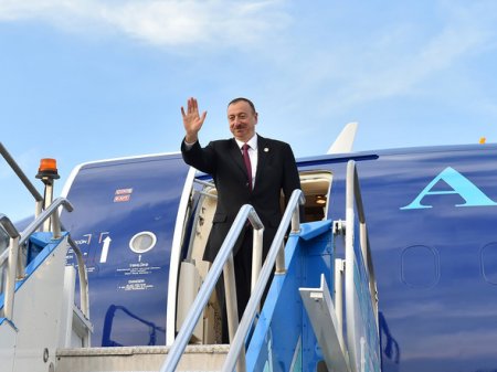 Azərbaycan Prezidenti Qazaxıstana gedib