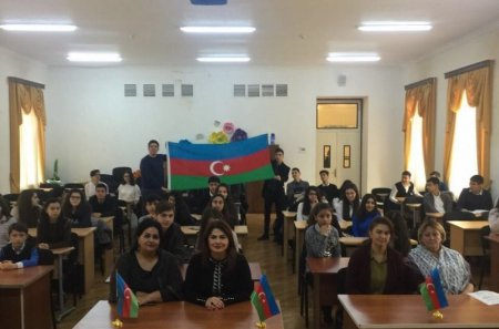 Nərimanov rayonunda Dövlət Bayrağı gününə həsr olunmuş tədbir keçirilib