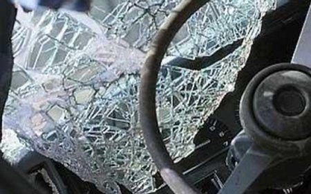 Daşkəsəndə yük maşını aşıb, sürücü xəsarət alıb