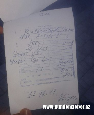 "NATİQ QARAYEV ÜRƏYİ QÜSURLU OLAN ÖVLADIMI HƏRBİ XİDMƏTƏ GÖNDƏRİR" - SHXÇDX-İN ŞÖBƏ RƏİSİNDƏN ŞİKAYƏT + SƏNƏDLƏR