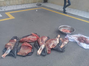 Xaçmazda at əti aşkar edildi