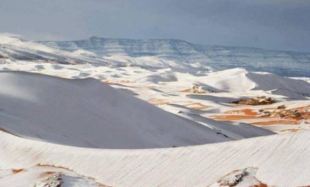 Böyük Səhraya 40 sm-lik qar yağdı — FOTO