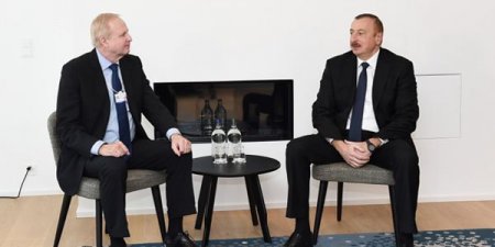 İlham Əliyev Davosda vacib görüşlər keçirdi (FOTOLAR)