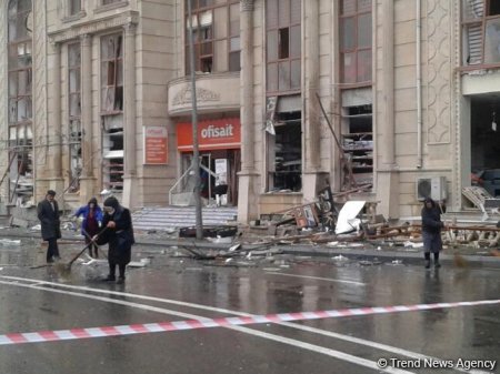 Bakıda partlayış — Yaralı var / FOTOLAR + YENİLƏNİB