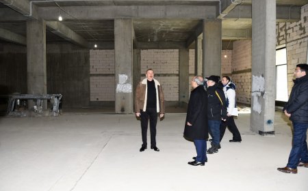 İlham Əliyev Şahdağda xizək sürdü — FOTOLAR