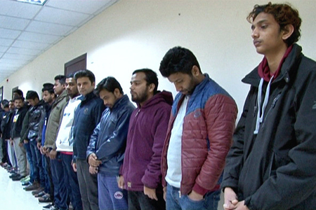 Azərbaycanda 21 nəfər qanunsuz miqrant saxlanılıb Azərbaycanda 21 nəfər qanunsuz miqrant saxlanılıb