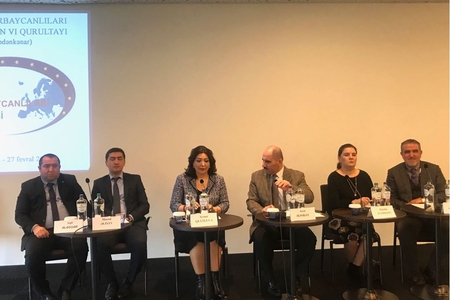 Amsretdamda Azərbaycan media rəhbərləri və diaspora qarşı - qarşıya...