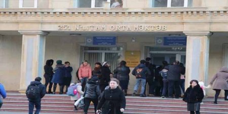 Bakıda şagirdlərin həyatı üçün təhlükə… (VİDEO)