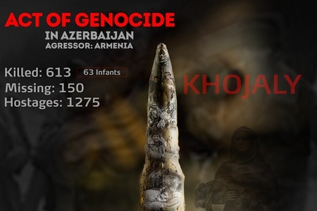 Xocalı soyqırımı indiyədək dünyanın 16 ölkəsi, ABŞ-ın 24 ştatı tərəfindən tanınıb