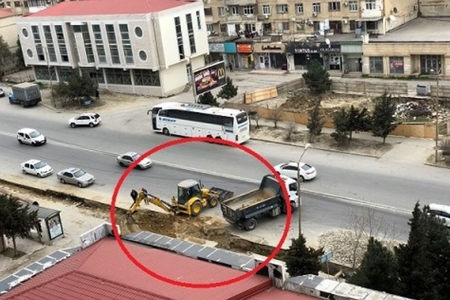 “Azərsu” qəza şəraiti yaratdı, qayda pozuntusuna yol verdi - VİDEO