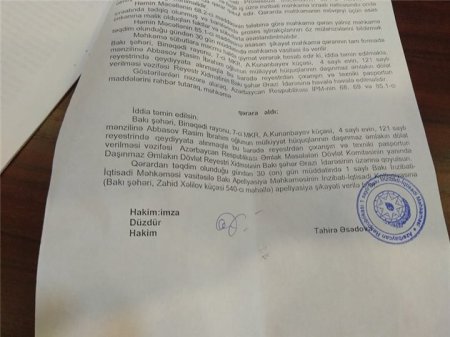 Qarabağ veteranı evini özəlləşdirə bilmir: “3 min manat istəyirlər” - FOTOLAR