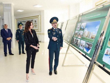 Birinci vitse-prezident Mehriban Əliyeva Dövlət Sərhəd Xidmətinin Xüsusi Məktəbinin yeni tədris korpusunun açılışında iştirak edib - FOTO
