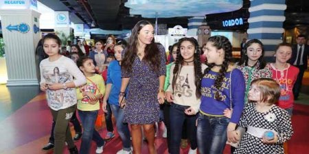 Leyla Əliyeva uşaqlar üçün təşkil olunan tədbirdə (FOTOLAR)