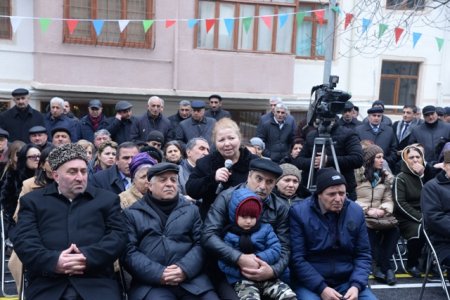 Nəsimi rayonunda Novruz bayramı ərəfəsində növbəti “Abad həyət” sakinlərin istifadəsinə verildi