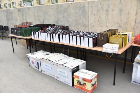 Nəsimi rayon ictimaiyyətinin nümayəndələri cəbhə bölgəsində xidmət edən əsgərlərlə Novruz bayramını qeyd etdilər - FOTOLAR