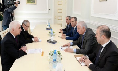 Məzahir Pənahov MDB nümayəndə heyəti ilə görüşdü