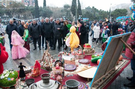 Nərimanov rayonunda Novruz bayramı münasibəti ilə təntənəli bayram tədbiri keçirilib