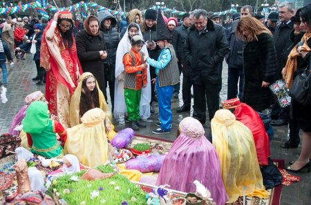 Nərimanov rayonunda Novruz bayramı münasibəti ilə təntənəli bayram tədbiri keçirilib
