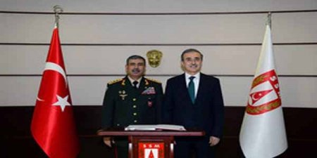 Azərbaycan ilə Türkiyə arasında hərbi-texniki əməkdaşlıq məsələləri müzakirə olundu