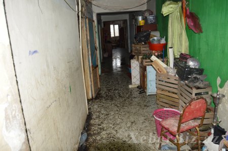 Bakıda yanan sanatoriyadan reportaj (FOTO)