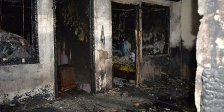 Bakıda yanan sanatoriyadan reportaj (FOTO)