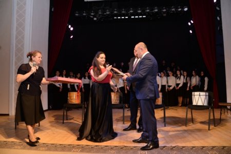 Görkəmli oftalmoloq-alim, akademik Zərifə xanım Əliyevanın xatirəsinə həsr olunmuş konsert keçirilmişdir - FOTOLAR