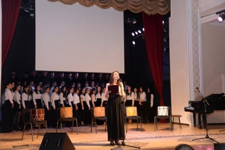 Görkəmli oftalmoloq-alim, akademik Zərifə xanım Əliyevanın xatirəsinə həsr olunmuş konsert keçirilmişdir - FOTOLAR