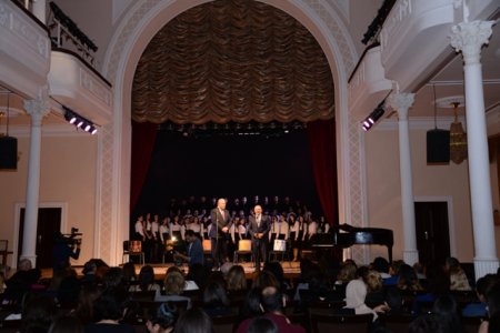 Görkəmli oftalmoloq-alim, akademik Zərifə xanım Əliyevanın xatirəsinə həsr olunmuş konsert keçirilmişdir - FOTOLAR