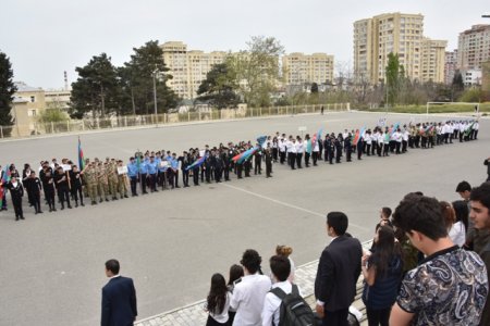 “Şahin” hərbi-idman oyunlarının Nəsimi rayon birinciliyi keçirildi - FOTOLAR