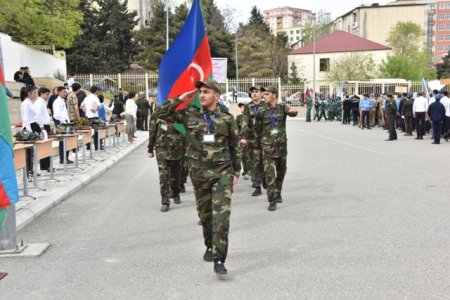 “Şahin” hərbi-idman oyunlarının Nəsimi rayon birinciliyi keçirildi - FOTOLAR